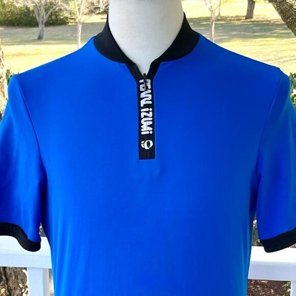Pearl Izumi Royal Blue Men’s 1/2 Zip Bicycle Jersey. Size Medium. - Picture 2 of 10